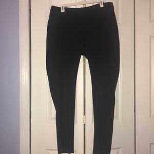 Dark grey skinny dress pants